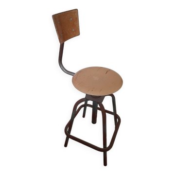 Chaise d'atelier années 60
