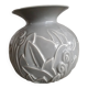 Art-deco vase with floral pattern