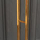 Halogen gilded metal floor lamp 1980 modernist