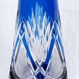 Wine carafe - cristallerie val saint-lambert - model: pyramid - period: 20th century