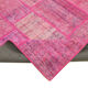 Handwoven Turkish Contemporary 205 cm x 302 cm Pink Patchwork Carpet