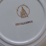 Set of 8 Excellence model soup plates from L'amandinoise