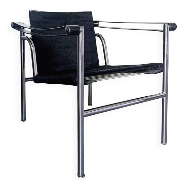 Fauteuil LC1 N° 10601 Le Corbusier et Charlotte Perriand pour Cassina 1960 — Beyit
