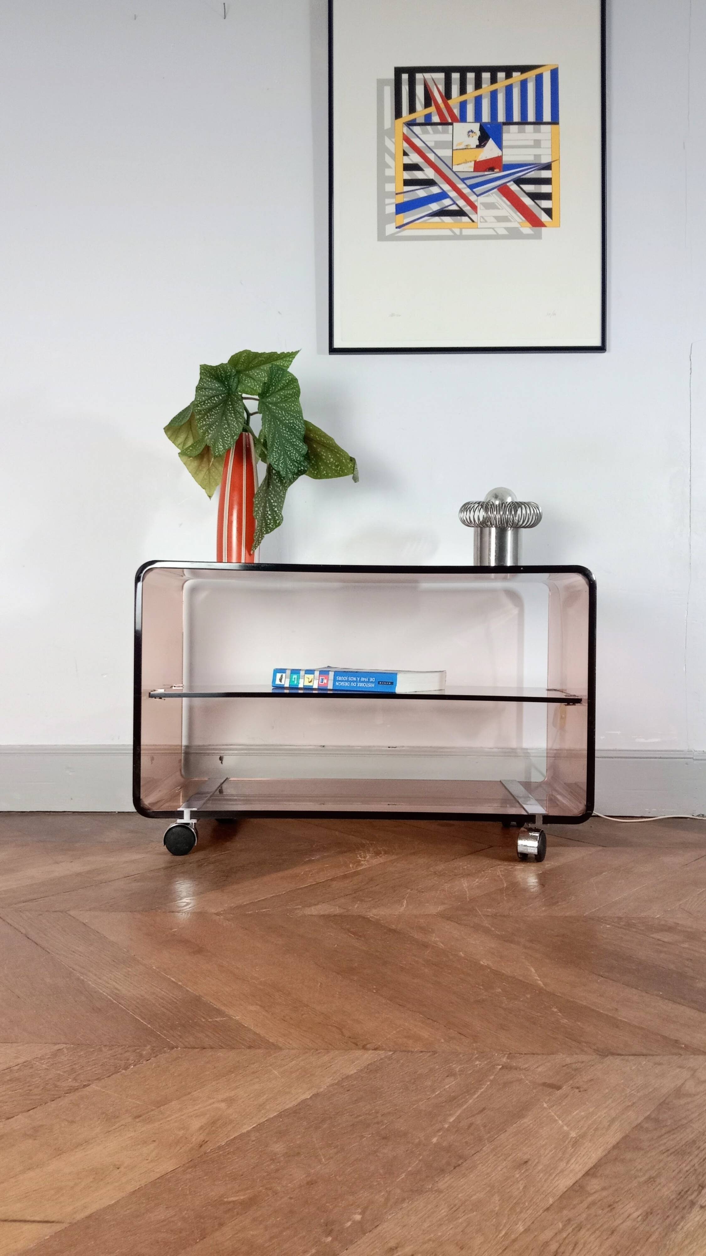 Plexiglas furniture by Michel Dumas