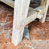 Banc en chêne massif, Rustique,Brut.