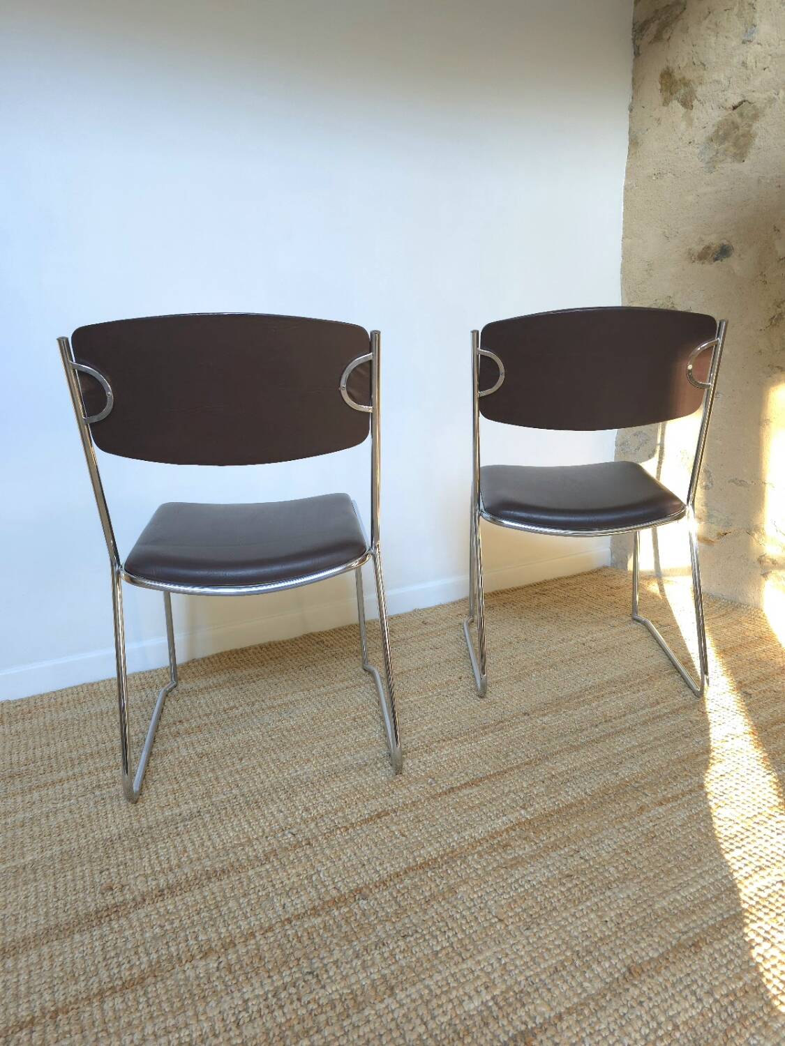 Chaises chrome