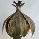 Svend Aage Holm Sørensen hanging lamp copper leaves brutalist