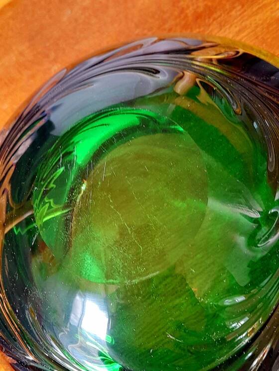 Multicoloured ashtray, Murano 1970.