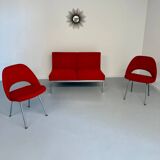 Vintage 2-seater sofa from the 70s, Artifort design, red