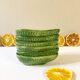6 ceramic avocado ramekins Made in Portugal