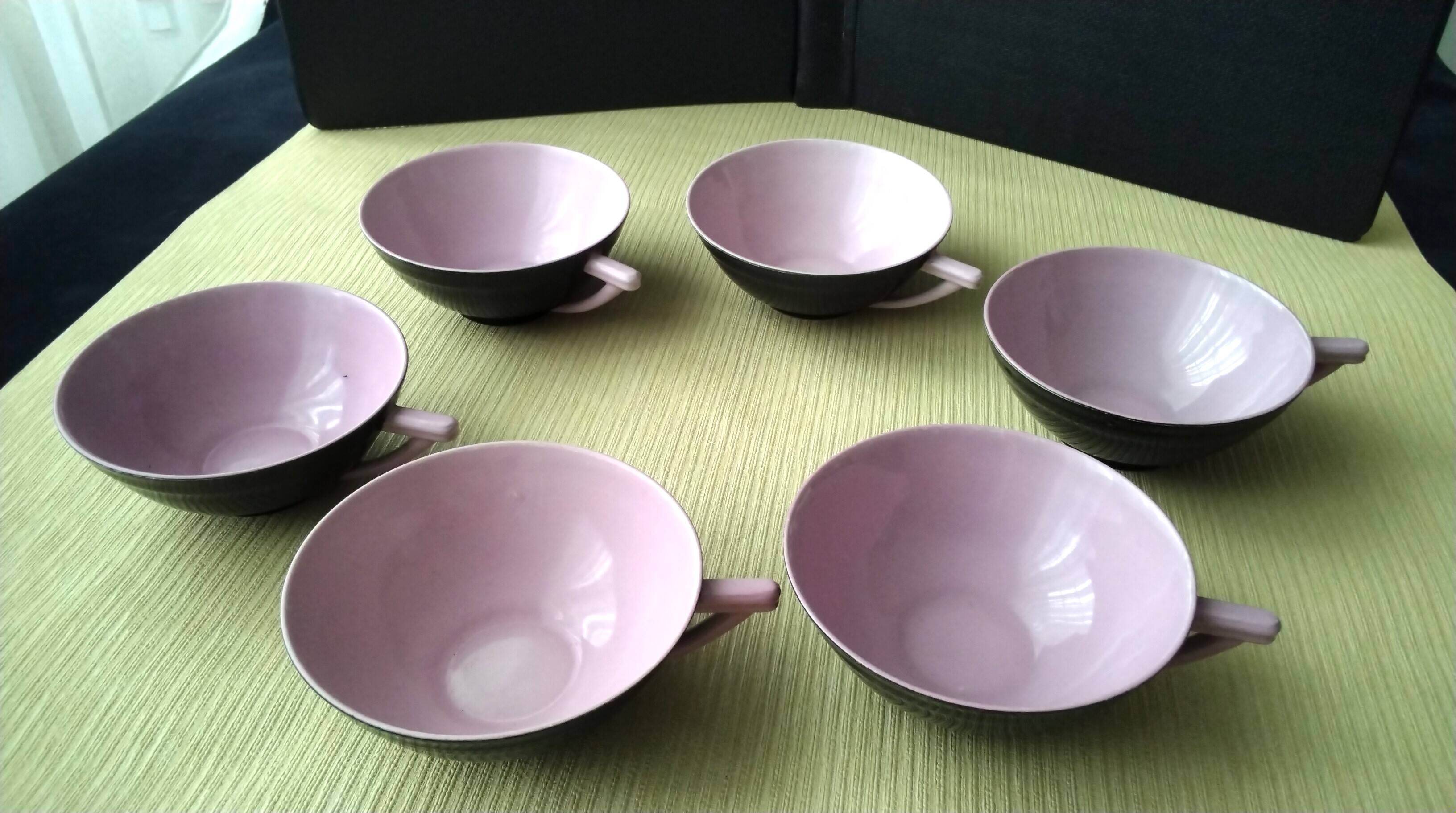 6 Limoges porcelain coffee or tea cups