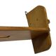 Vintage wooden wall shelve rack bookshelf in wood minimalist