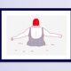 Illustration A4 naiade no. 2/8 bretagne baigneuse mer