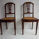 Pair of Louis XVI chairs circa 1870