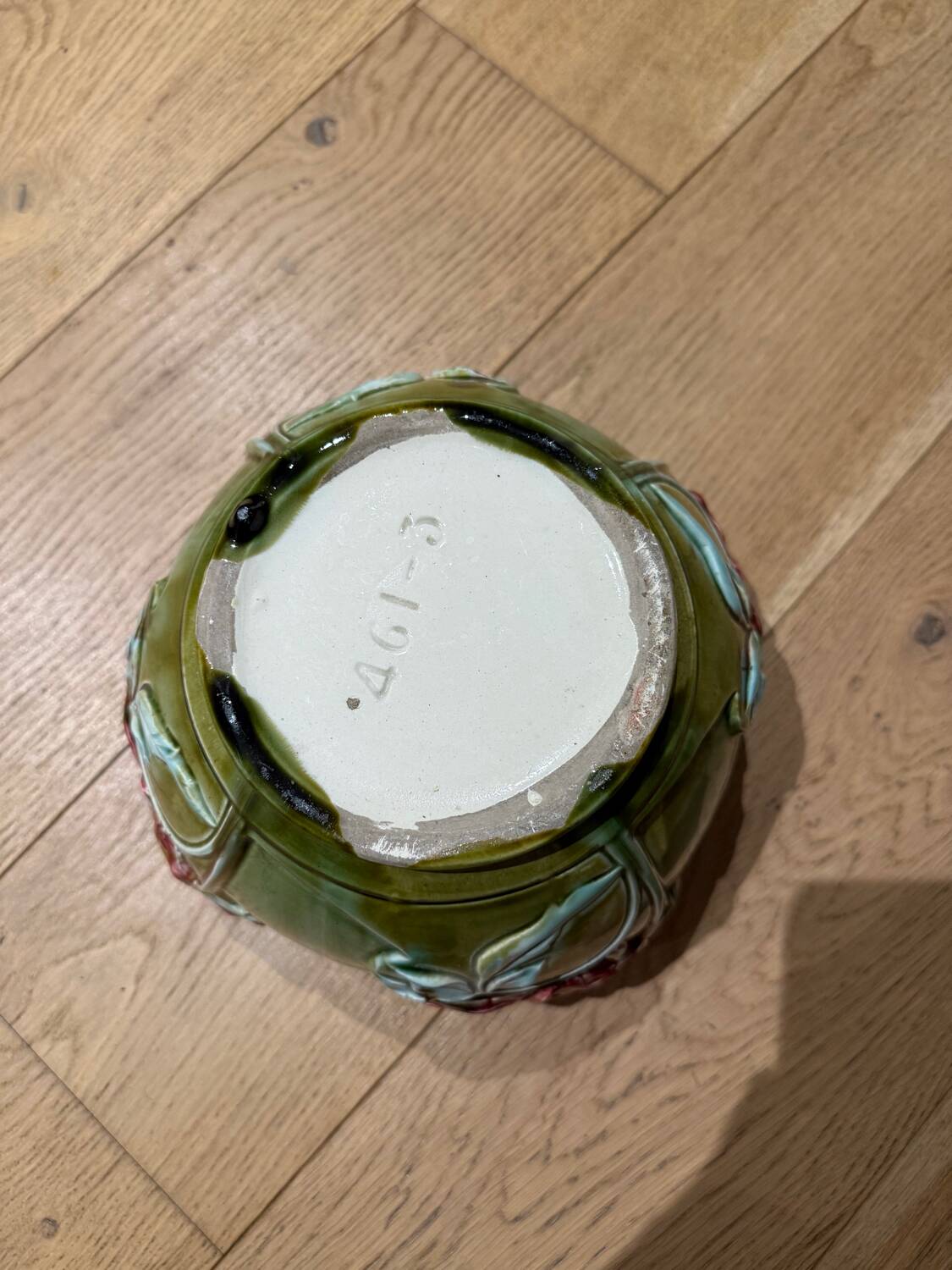 Cache-pot barbotine