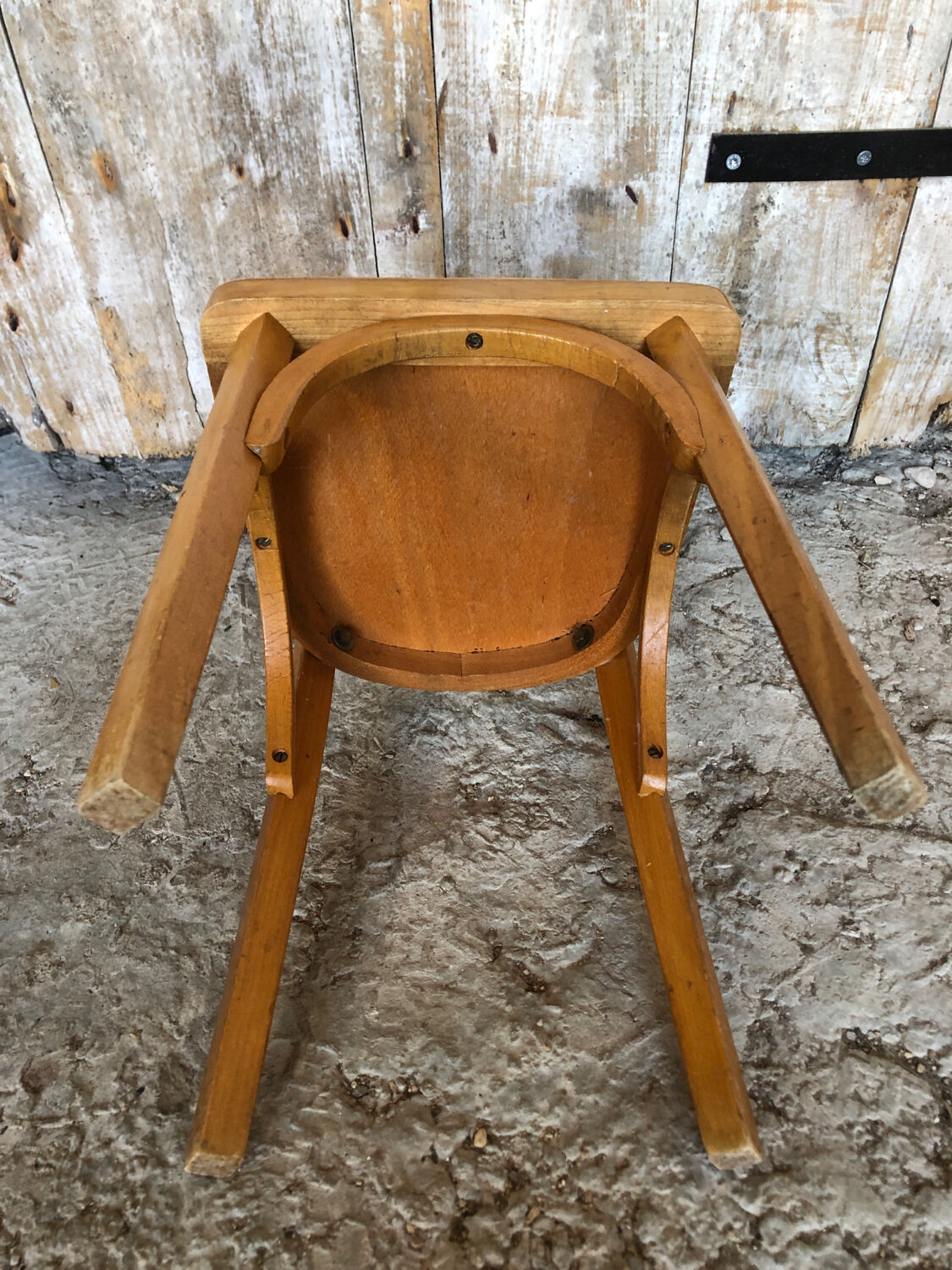 Baumann style children's bistro chair in wood