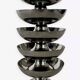 Lot de 5 coupelles en inox
