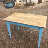 Old antique wooden bistro table
