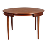 Table à manger en teck Roundette Hans Olsen Frem Rolje design danois années 60