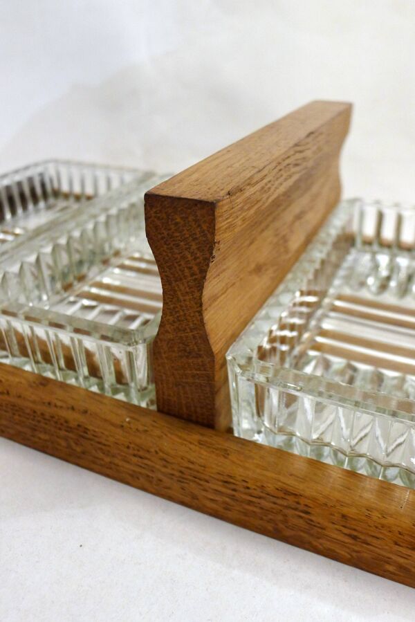 Plateau apéritif Art Déco mid-century