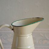 Vintage cream enamelled broc