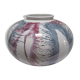 Vase west germany ceramic with projected decoration design 70s