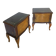 Tables de chevet/commodes Chippendale italiennes, années 1940/1950.