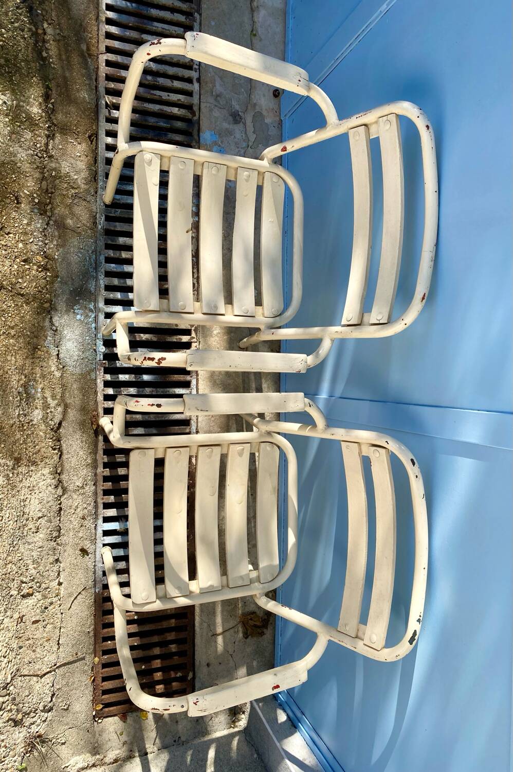 2 Garden Armchairs for Tolix