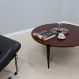 Osvaldo Borsani T61 round coffee table Tecno 1950s