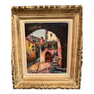 Huile sur toile yves