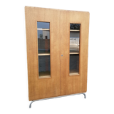 Vintage glazed school cabinet