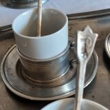 Service à café en étain