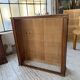 Ancienne bibliothèque vitrée XL chêne napoléon XIXème