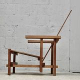 Armchair after Gerrit Rietveld. Circa 1970