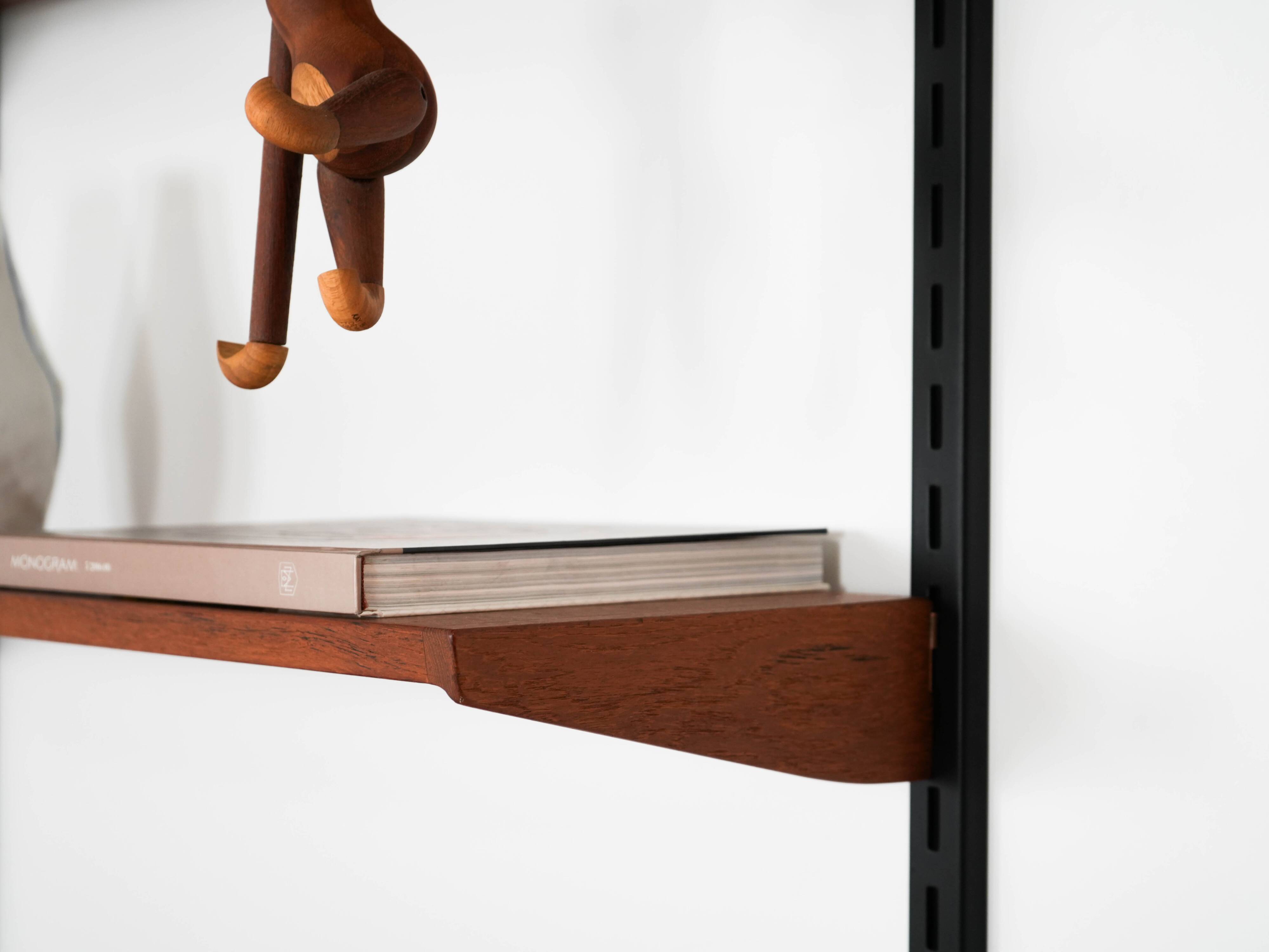 Teak modular shelving unit, Danish design, 1960s, designer: Kai Kristiansen