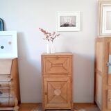 Small solid oak Art Deco sideboard