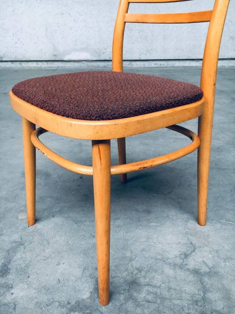 Mid-Century Modern Dining Chairs from Ton, Czechoslovakia, 1968, Set of 4