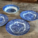 Assiettes et bol vintage