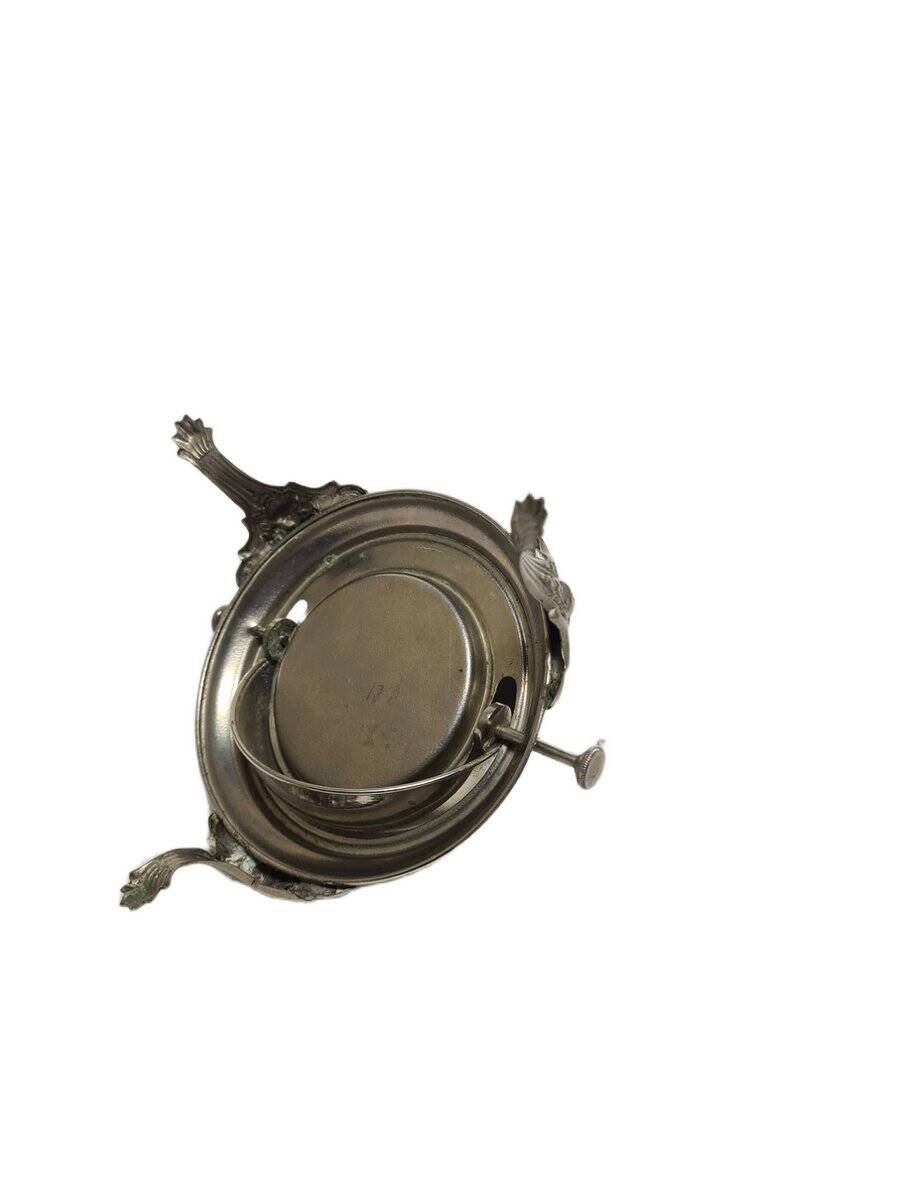 Art Deco brass caviar bowl, Sweden, 1950s