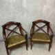 Pair of English armchairs
