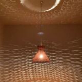 Wicker pendant lamp