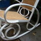 Antique caned rocking chair