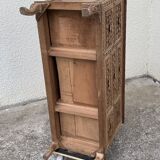 Carved solid Padouk chest of drawers 1950