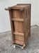 Commode vintage basse Padouk Massif sculpté 1950