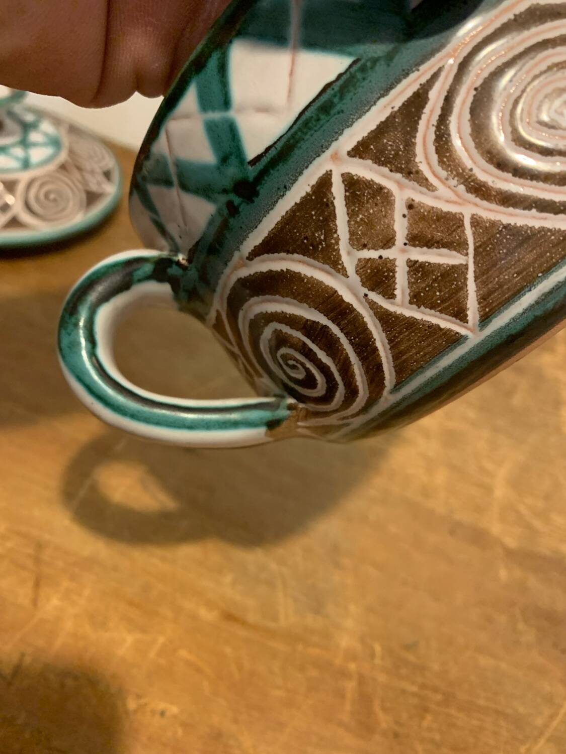 Robert Picault Vallauris Vintage Ceramic Pot circa 1960