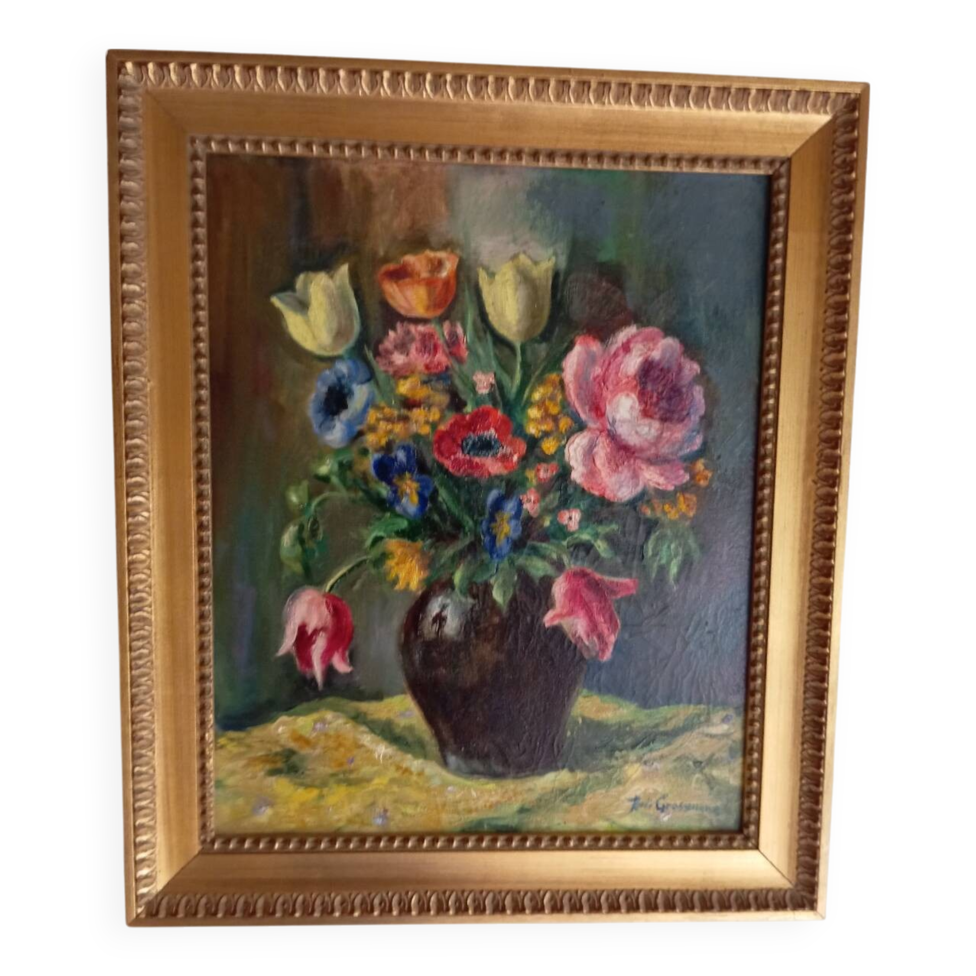 Still life signed Rudy Grossmann