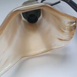 Pair of vintage flower-shaped globe wall lights