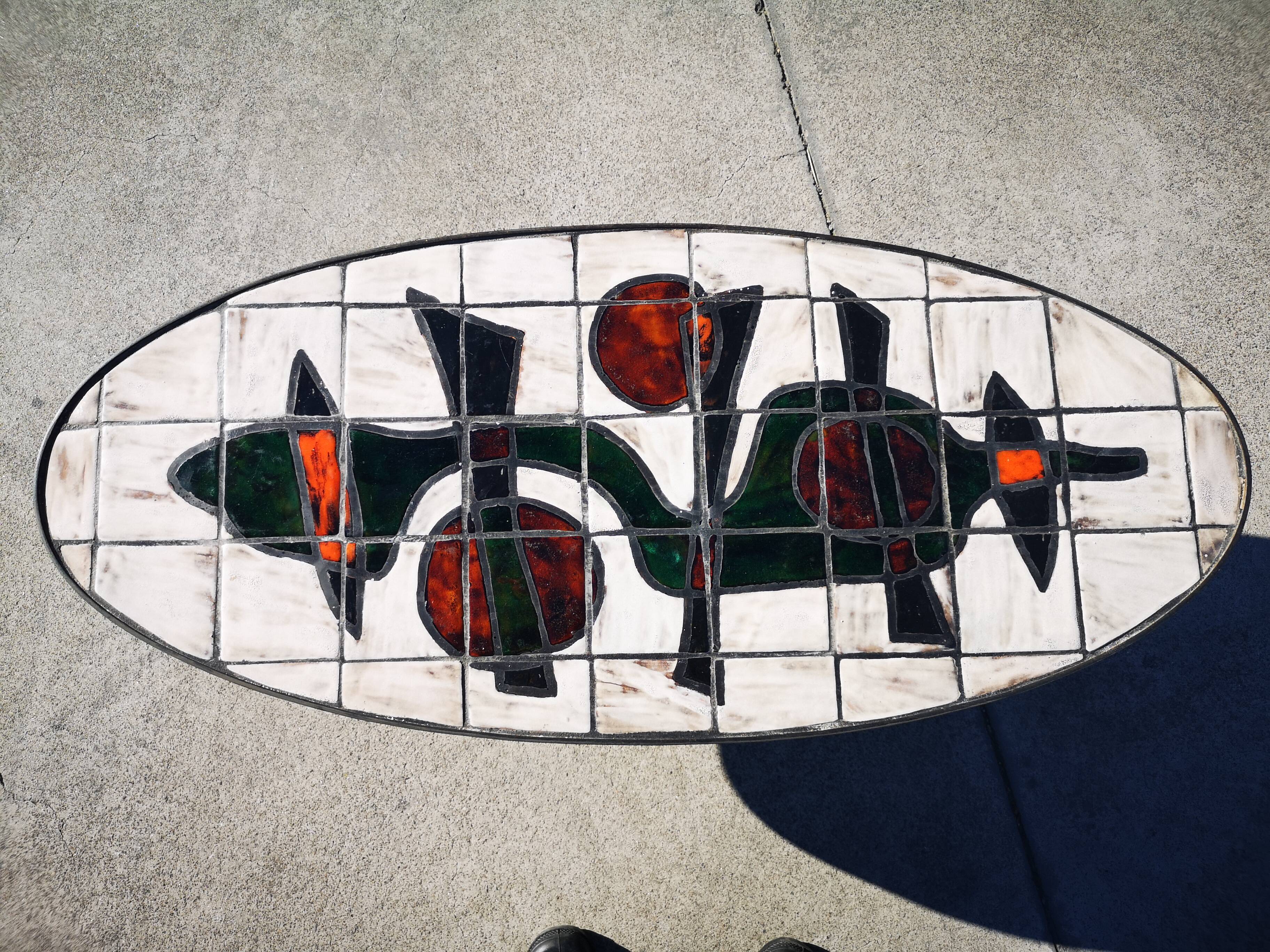 Ceramic coffee table