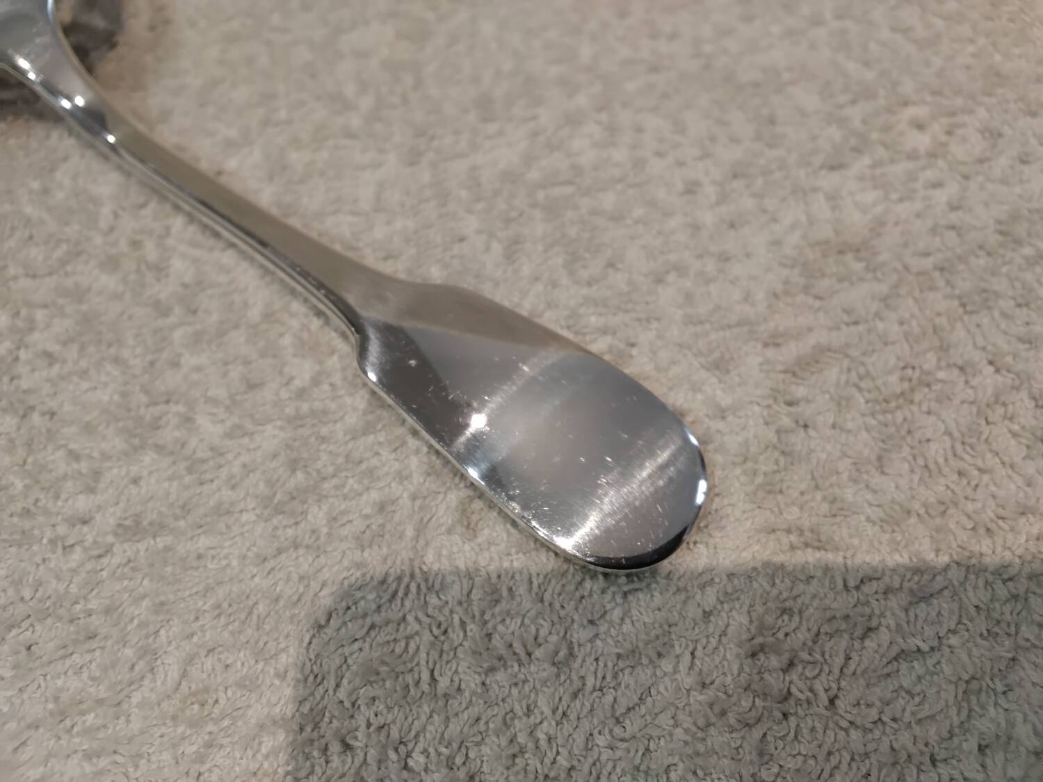 Silver-plated ice cube serving spoon by Christofle Cluny