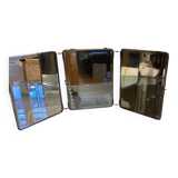 Miroir triptyque barbier
